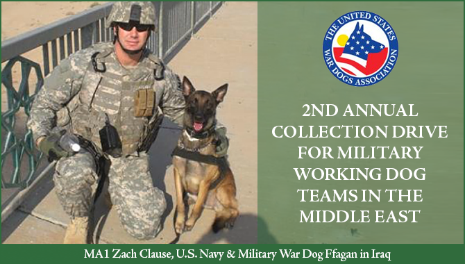 Support U.S. Miltary Working Dog Teams This Season of Giving